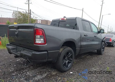 2022 Ram 1500 Big Horn 4X4 5'7 Box from USA, damaged, VIN 1C6SRFFT3NN148096